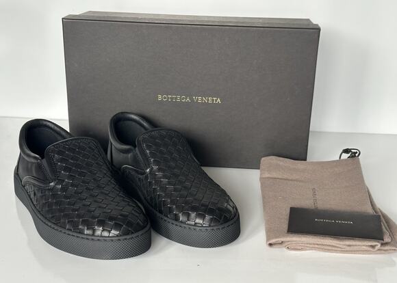 Bottega Veneta Intrecciato Calf Napa Black Shoes 6 US (39 Euro) 190809 NIB $710 main image 9